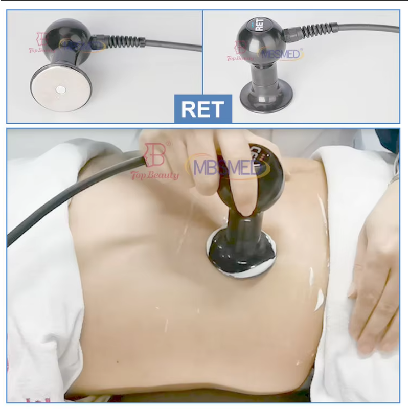 Máquina de rolo de alívio de dor terapia rf cet ret Indiba Physiotherapy 448khz Tecar