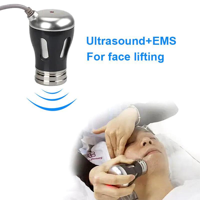 Dispositivo de beleza RF 2 em 1 importado Dispositivo de beleza EMS máquina anti-envelhecimento dispositivo de levantamento facial remover rugas Máquina de Terapia EMS por Ultrassom