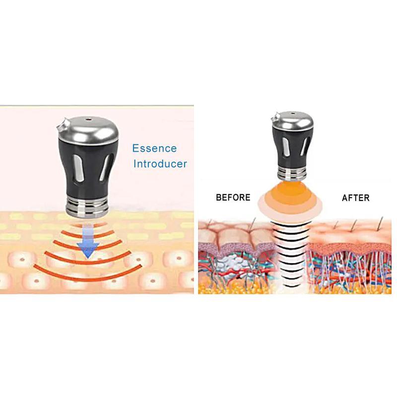 Dispositivo de beleza RF 2 em 1 importado Dispositivo de beleza EMS máquina anti-envelhecimento dispositivo de levantamento facial remover rugas Máquina de Terapia EMS por Ultrassom