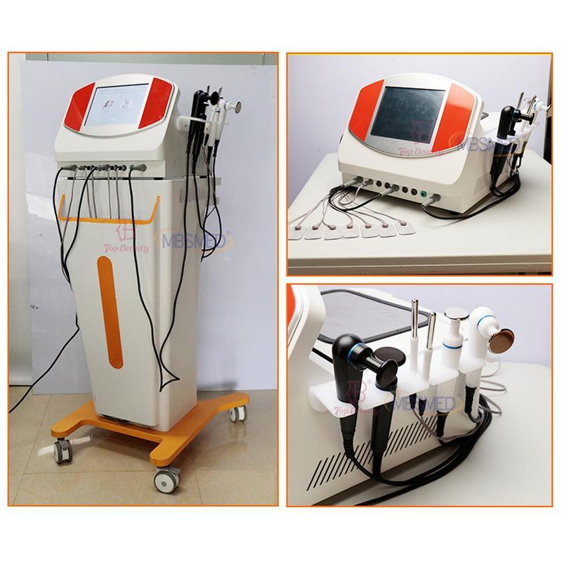 Máquina de Fisioterapia Corporal Escultura Estimulador Muscular Eletro Radiofrequência Indiba para alívio da dor Terapia de 448KHZ Indiba Tecar