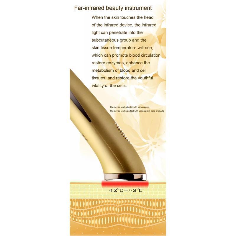 Aparelho de beleza para cuidados com a pele facial com levantamento e firmeza da pele por fótons para cuidados com a pele com led