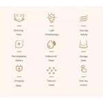 Aparelho de beleza para cuidados com a pele facial com levantamento e firmeza da pele por fótons para cuidados com a pele com led