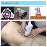 Máquina de redução de celulite com rolo infravermelho a vácuo 5D