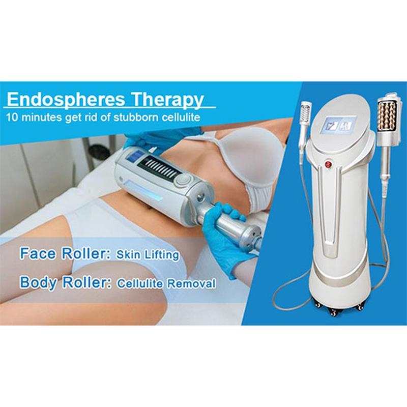 Máquina de massagem com rolo endospheres facial e corporal 2 em 1