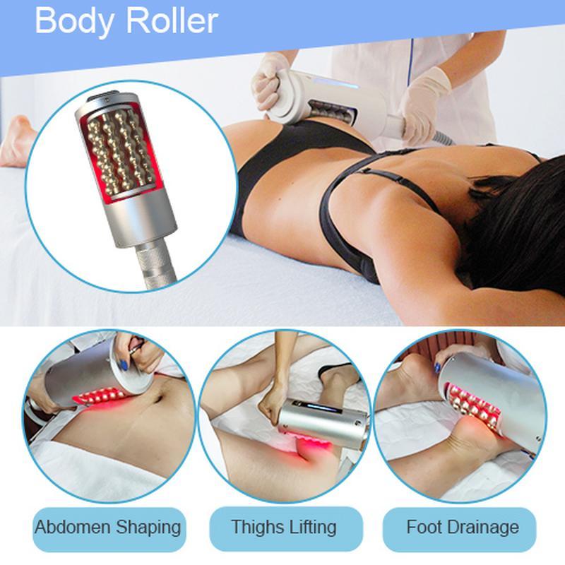 Máquina de massagem com rolo endospheres facial e corporal 2 em 1
