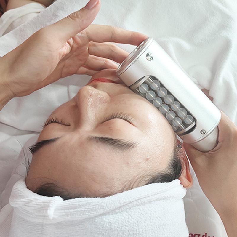 Máquina de massagem com rolo endospheres facial e corporal 2 em 1