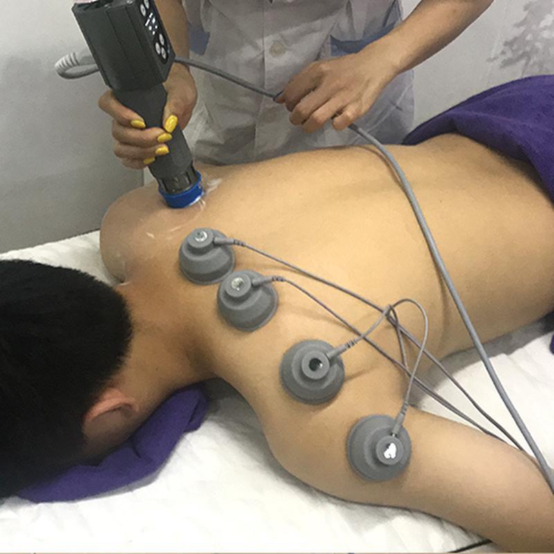 Máquina de Fisioterapia para Alívio da Dor com Tecnologia Shockwave Tecar Ems 3 em 1