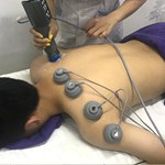 Máquina de Fisioterapia para Alívio da Dor com Tecnologia Shockwave Tecar Ems 3 em 1