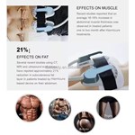 Máquina profissional portátil de estimulação muscular e redução corporal com EMS de alta potência