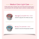 4 em 1 Novo Instrumento Profissional de Terapia HIFU RF Luz Vermelha EMS Anti Rugas Tratamento Equipamento RF