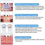 4 em 1 Novo Instrumento Profissional de Terapia HIFU RF Luz Vermelha EMS Anti Rugas Tratamento Equipamento RF