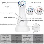 4 em 1 Novo Instrumento Profissional de Terapia HIFU RF Luz Vermelha EMS Anti Rugas Tratamento Equipamento RF