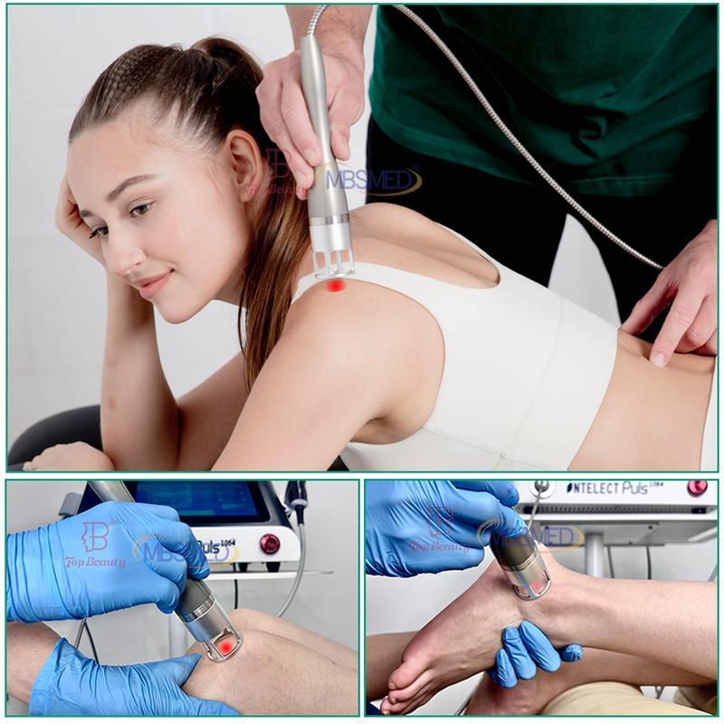 Terapia a Laser de Classe 4 de Onda de Choque Profissional para Terapia de Onda de Choque de Reabilitação Eswt