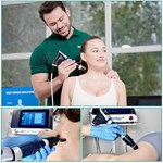 Terapia a Laser de Classe 4 de Onda de Choque Profissional para Terapia de Onda de Choque de Reabilitação Eswt