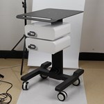 Equipamento de cabelo de salão carrinho de rolar carrinho de beleza de salão para tratamento de cabelo