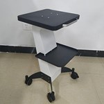 Suporte de Carrinho de Salão Branco de Alumínio para Carrinho de Máquina de Cavitação de Beleza Montada SPA